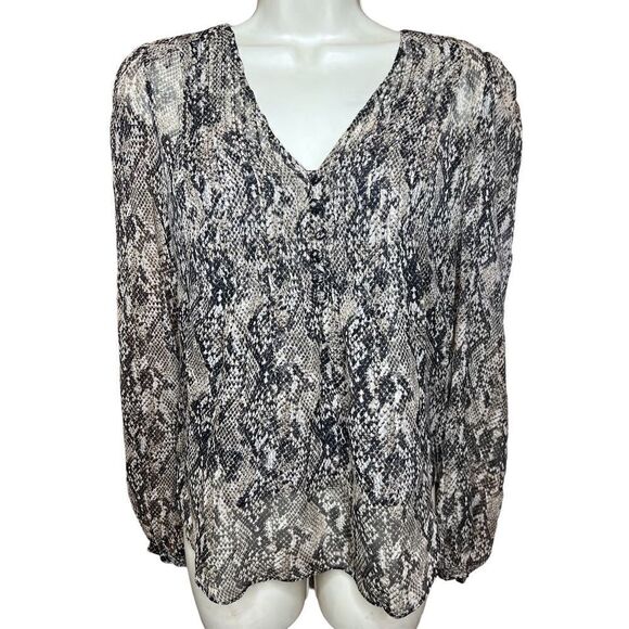 Veronica Beard Lowell Snake Print Silk Blouse & Tank NWT Size 0 - Picture 8 of 14